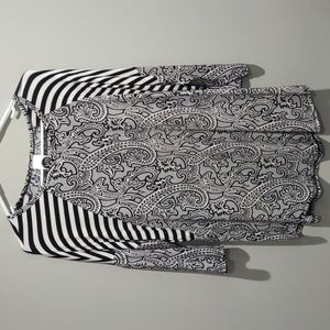 Women's JM Casual printed Top, size XL